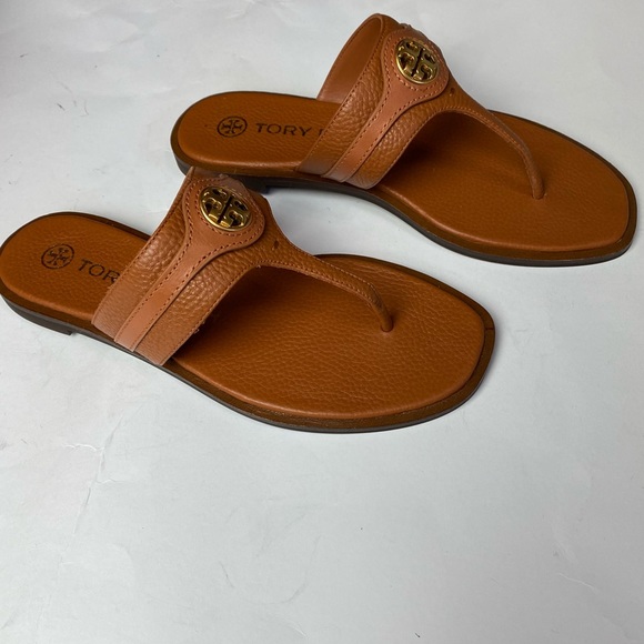 NEW Tory Burch Carson Thong Welt Leather Sandal - Picture 8 of 13